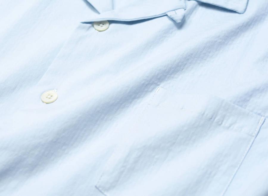 Howlin By Morrison Cocktail Shirt Seersucker Ice Blue - Howlin By Morrison
