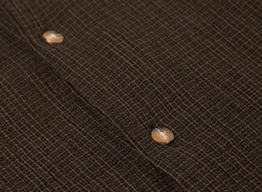 Kestin Dirleton Shirt Olive Check K02SH011-AW26-OLC2 - Kestin