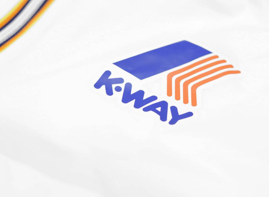 Kway x Kappa Le Vrai Leon White Royal Blue - Kway x Kappa