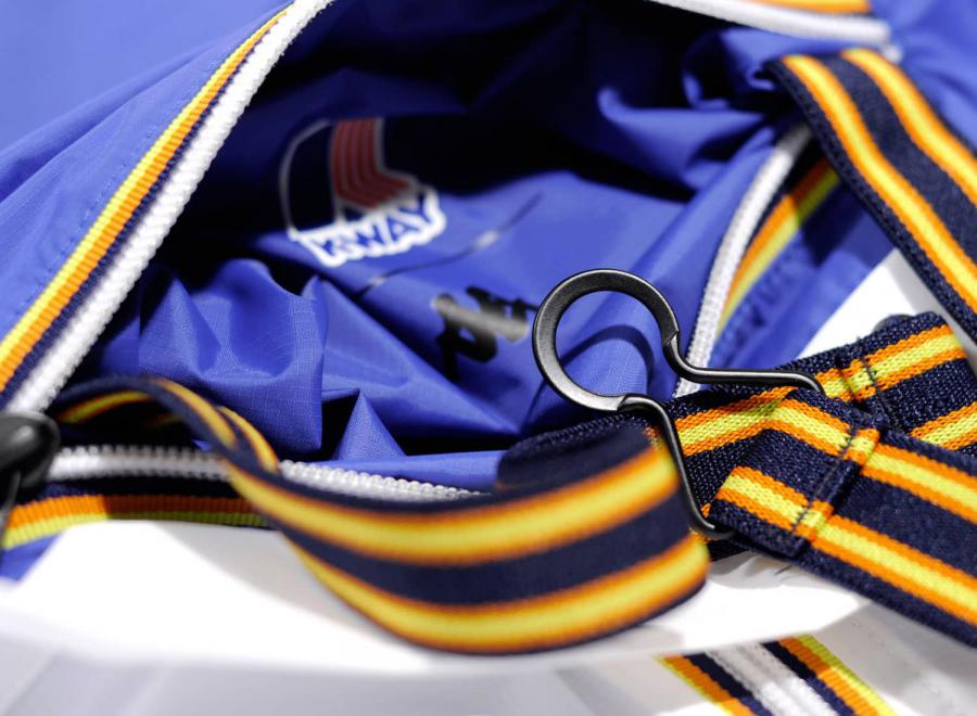 Kway x Kappa Le Vrai Leon White Royal Blue - Kway x Kappa