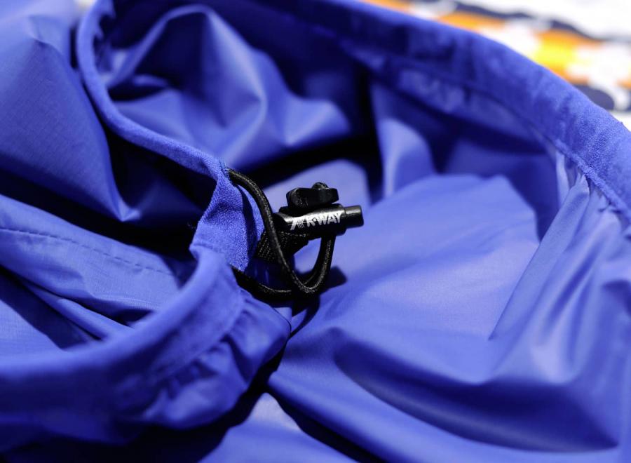 Kway x Kappa Le Vrai Leon White Royal Blue - Kway x Kappa