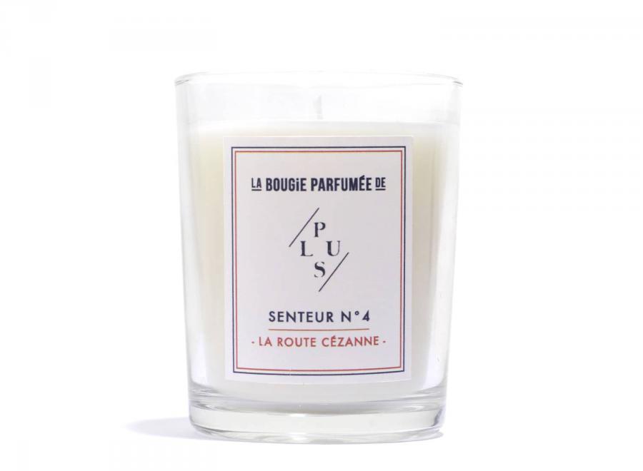 La Bougie Parfumée de PLUS Numero 4 / La Route Cezanne - Magasin General Plus