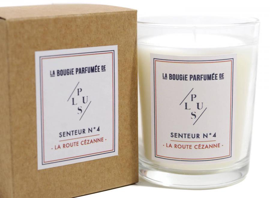 La Bougie Parfumée de PLUS Numero 4 / La Route Cezanne - Magasin General Plus