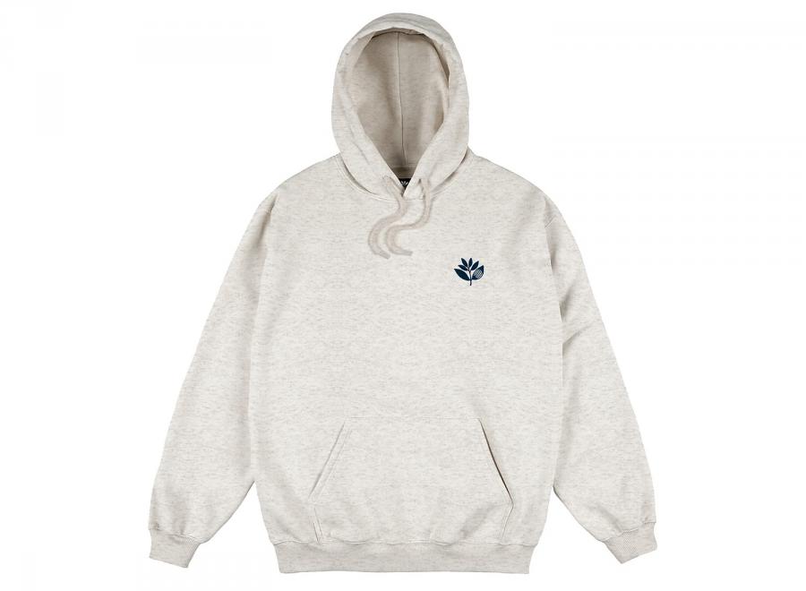 Magenta Denim Plant Hoodie Ash - Magenta