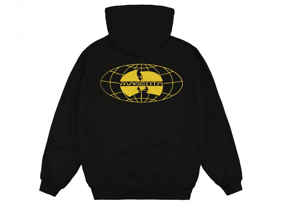 Magenta Shaolin Hoodie Black - Magenta