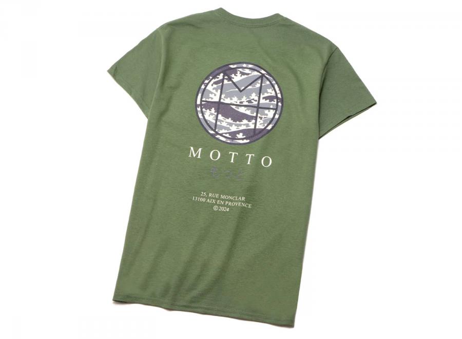 Motto Logo Tee Camo Military - Novoid Plus