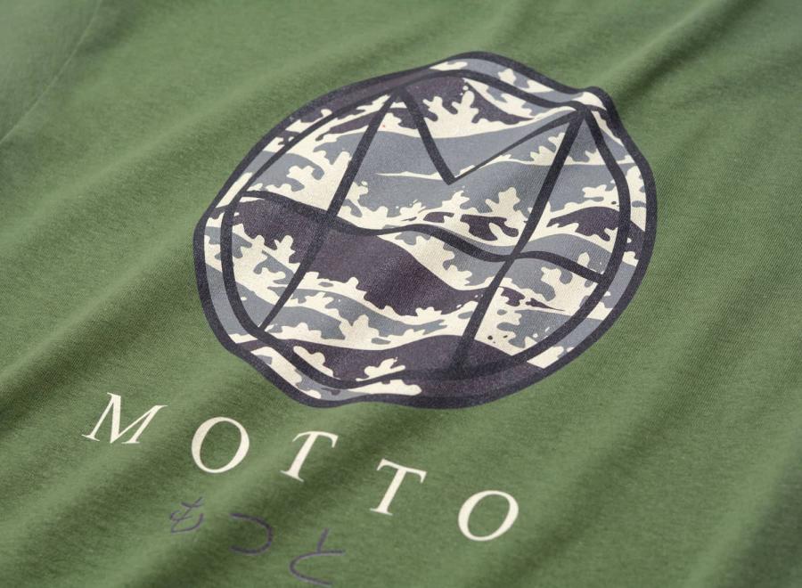 Motto Logo Tee Camo Military - Novoid Plus
