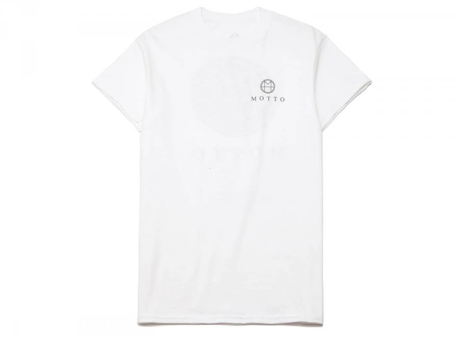 Motto Logo Tee Leopard White - Novoid Plus