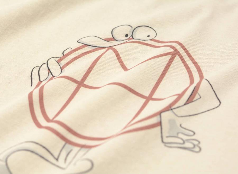 Motto Logo Tee Boy Sand - Novoid Plus