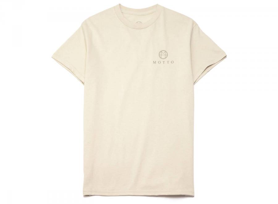 Motto Logo Tee Symbolism Sand - Novoid Plus