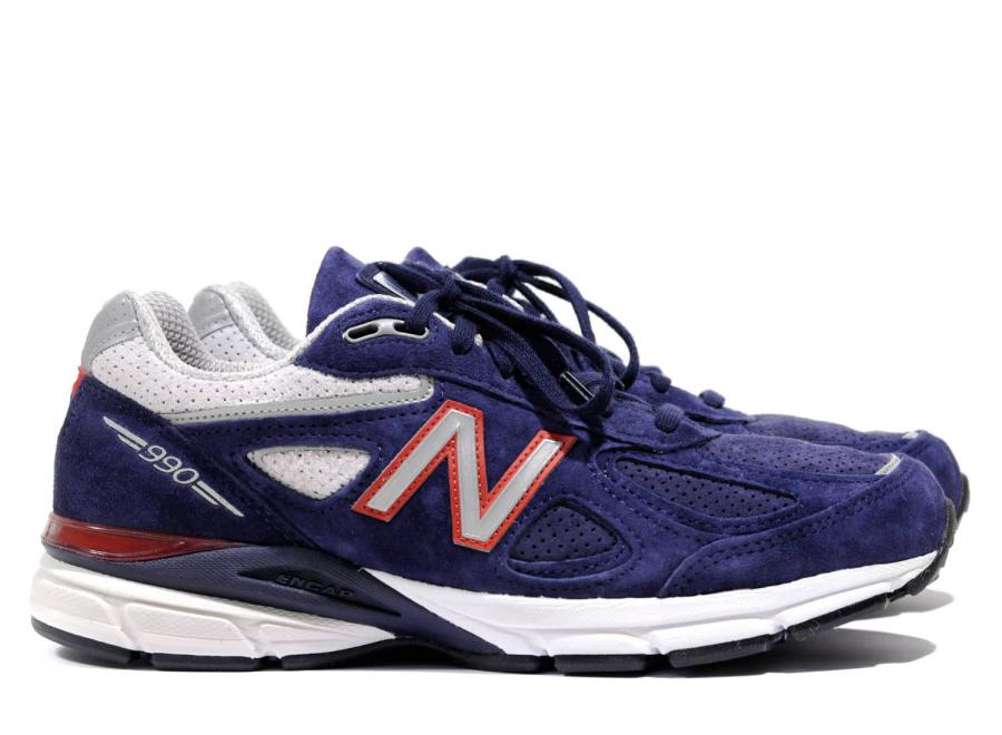 New Balance M990BR4 Pigment / Red - New Balance