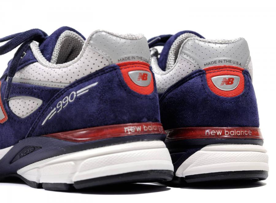 New Balance M990BR4 Pigment / Red - New Balance