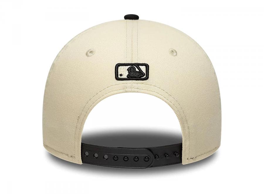 New Era 9FORTY New York Mets MLB Side Script Cream M-Crown 60856245 - New Era
