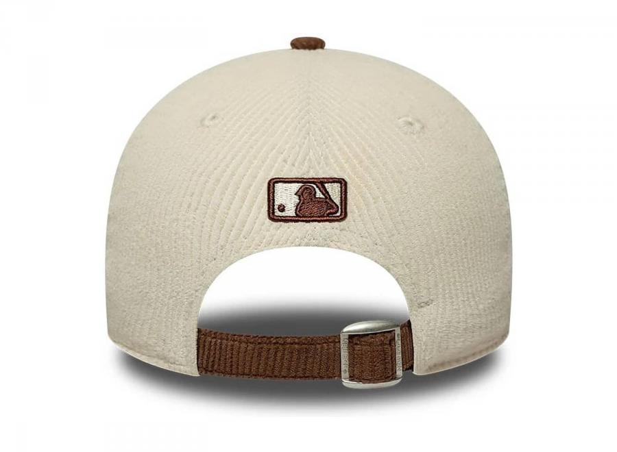 New Era 9FORTY New York Yankees MLB Cord Cream & Brown M-Crown 60915868 - New Era