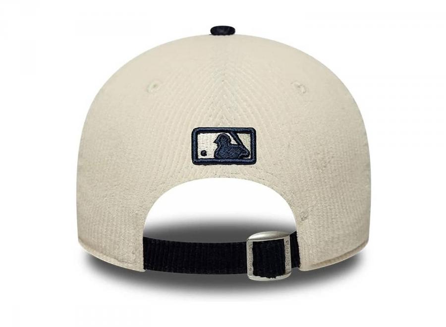 New Era 9FORTY New York Yankees MLB Cord White & Black M-Crown Cream 60915978 - New Era