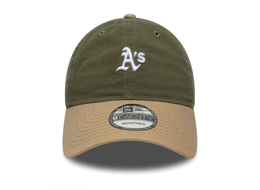 New Era 9TWENTY Athletics MLB Washed Contrast Green 60856377 - New Era