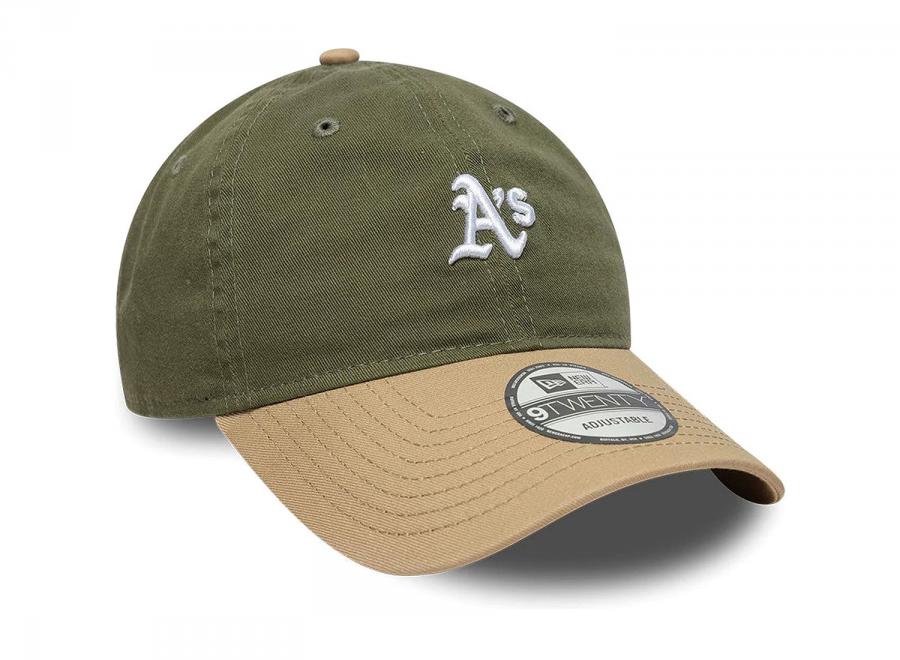 New Era 9TWENTY Athletics MLB Washed Contrast Green 60856377 - New Era