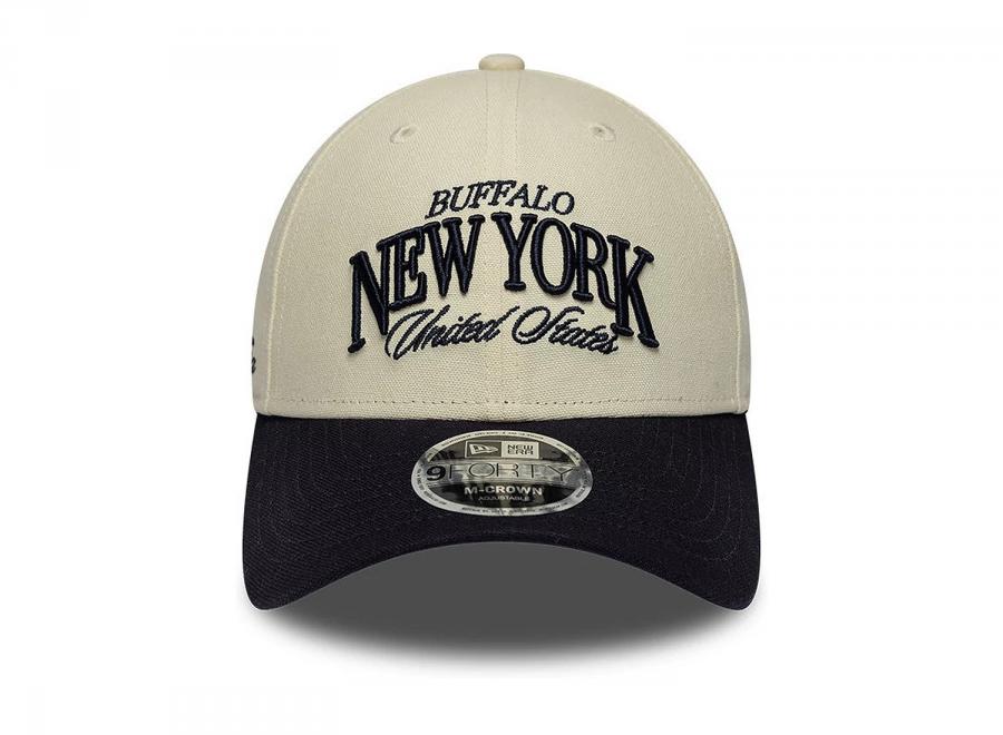 New Era WORDMARK 9FORTY Micro Cord New Era Light Navy 60960249 - New Era