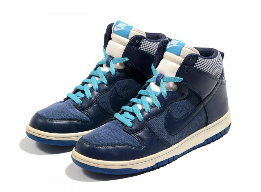 Vintage Nike Dunk High Navy 42.5 - Nike