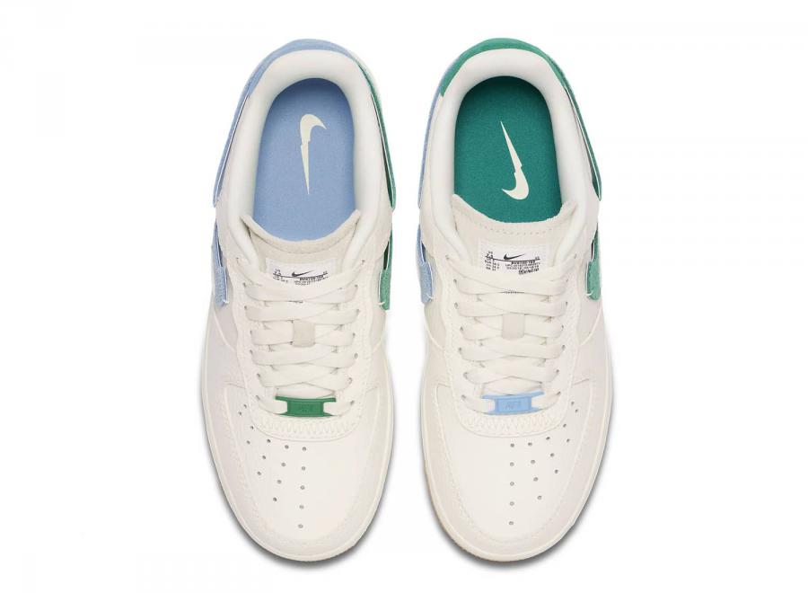 Nike Wmns Air Force 1 07 LXX Sail / Mystic Green BV0740-100 - Nike