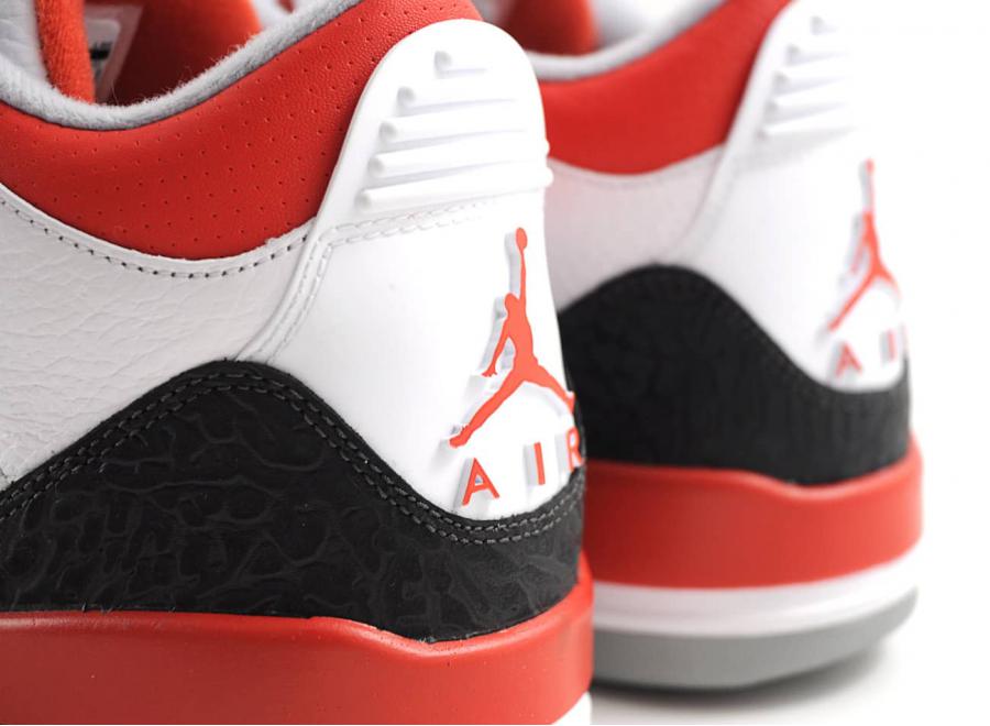 Nike Air Jordan 3 Retro White / Fire Red - Nike