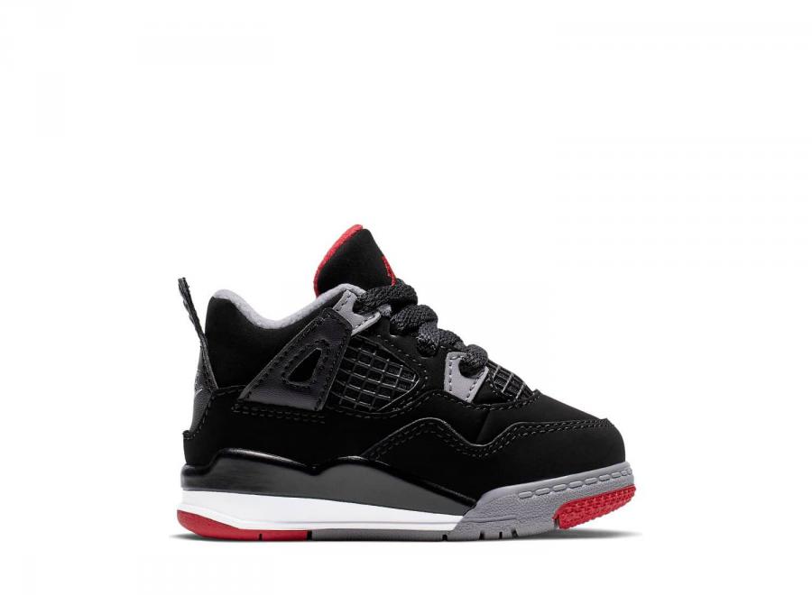 Nike Jordan 4 Retro TD Black / Fire Red BQ7670-060 - Nike