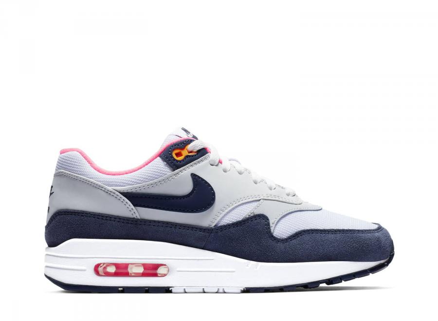 Nike Wmns Air Max 1 White / Midnight Navy 319986-116 - Nike