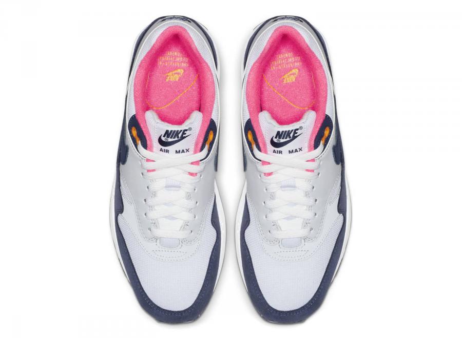 Nike Wmns Air Max 1 White / Midnight Navy 319986-116 - Nike