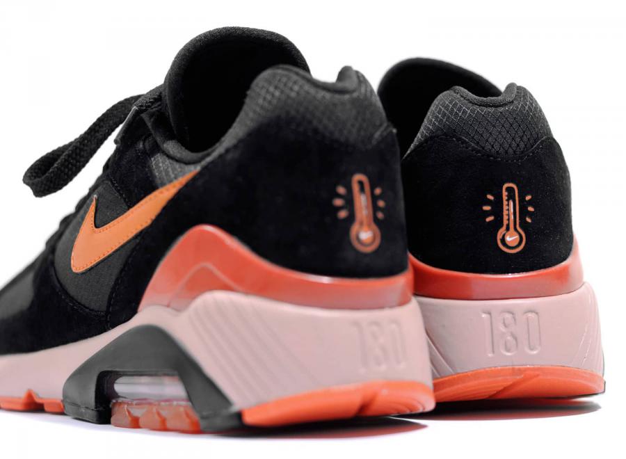 Nike Air Max 180 Black / Team Orange AV3734-001 - Nike