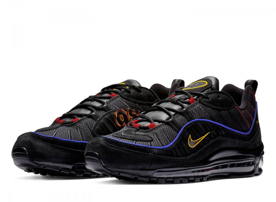 Nike Air Max 98 Black / Amarillo CD1537-001 - Nike