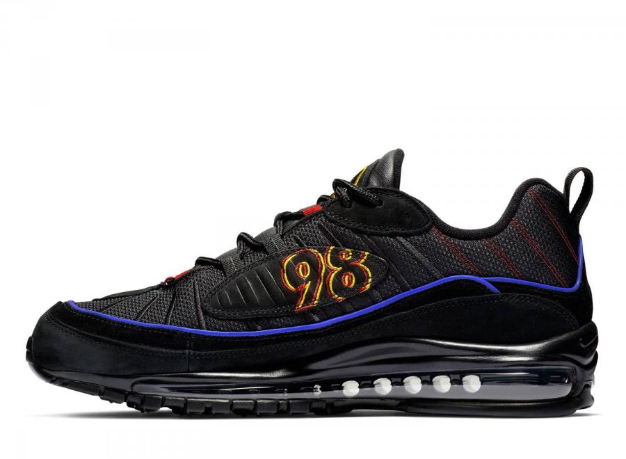 Nike Air Max 98 Black / Amarillo CD1537-001 - Nike