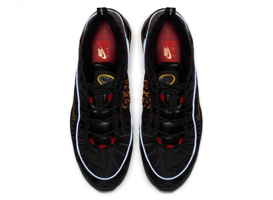 Nike Air Max 98 Black / Amarillo CD1537-001 - Nike