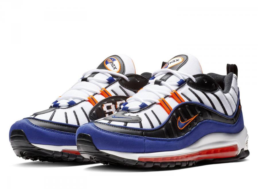 Nike Air Max 98 White / Deep Royal Blue CD1536-100 - Nike