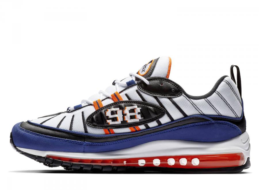Nike Air Max 98 White / Deep Royal Blue CD1536-100 - Nike