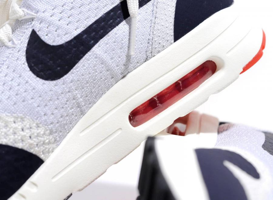 Nike Air Max 1 Ultra 2.0  Flyknit Sail / Obsidian 875942-100 - Nike