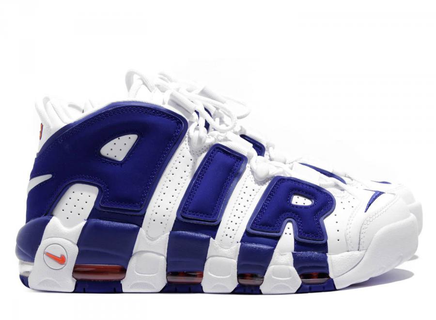 Nike Air More Uptempo White / Deep Royal Blue 921948-101 - Nike