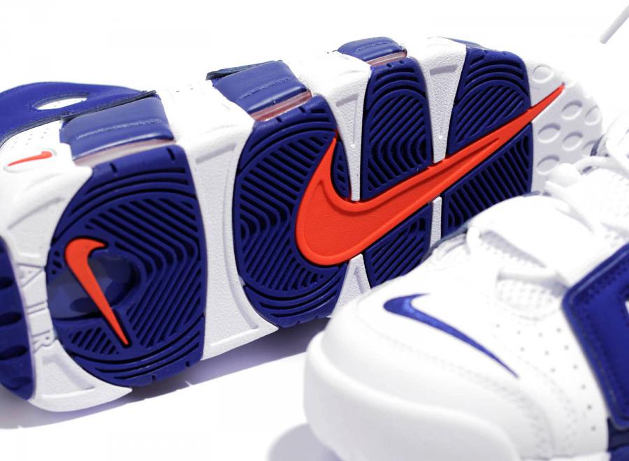 Nike Air More Uptempo White / Deep Royal Blue 921948-101 - Nike
