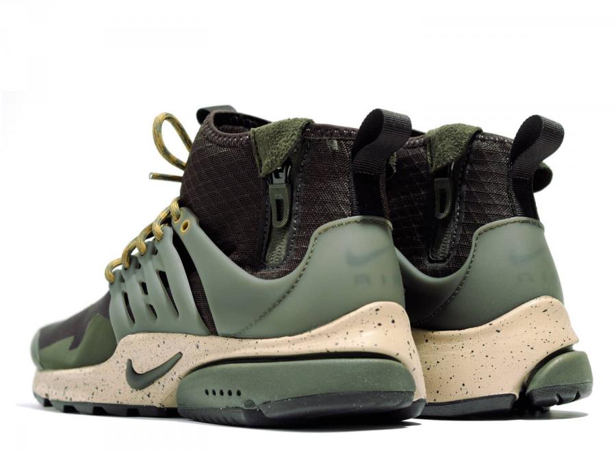 Nike Air Presto Mid Utility Velvet Brown / Cargo Khaki 859524-20 - Nike