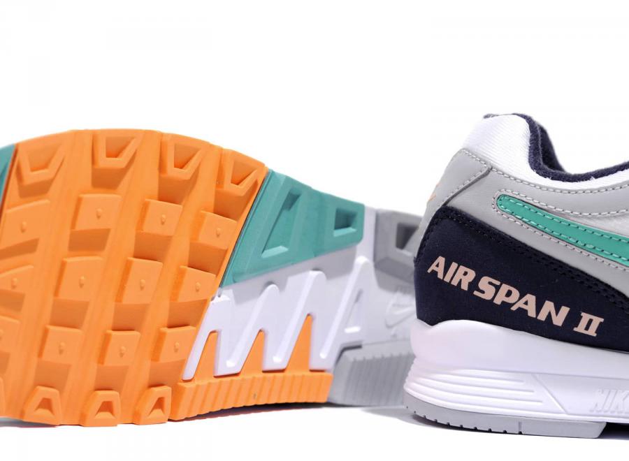 Nike Air Span 2 Wolf Grey / Kinetic Green AH8047-006 - Nike