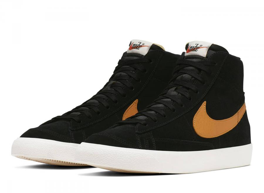 Nike Blazer 77 Black / Amber Rise CJ9693-001 - Nike
