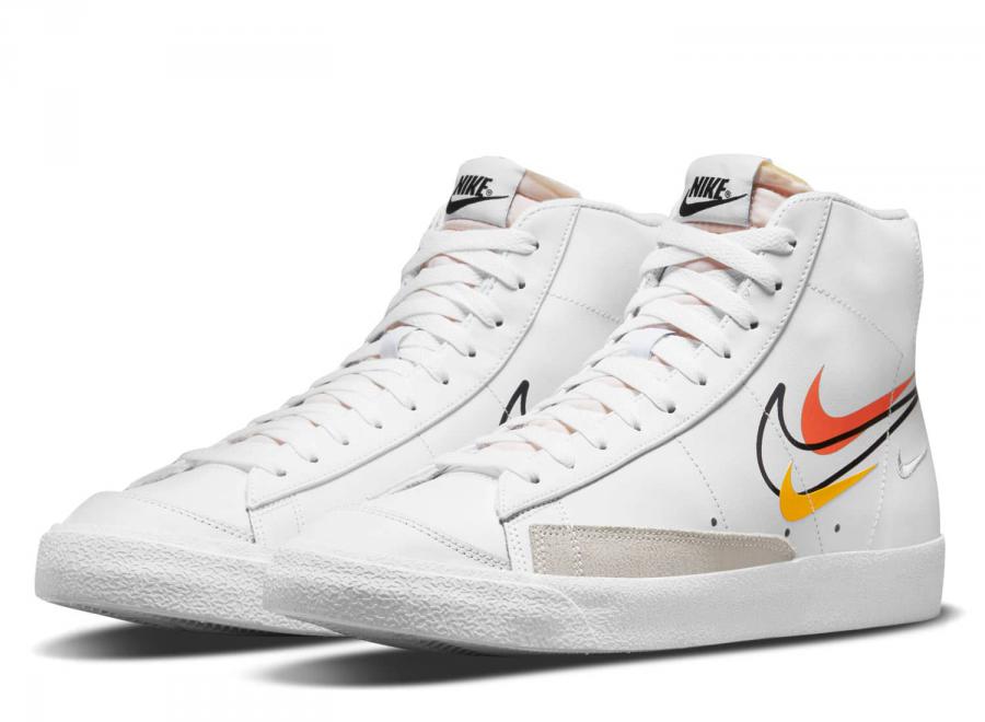 Nike Blazer Mid 77 White / Team Orange DN7996-100 - Nike