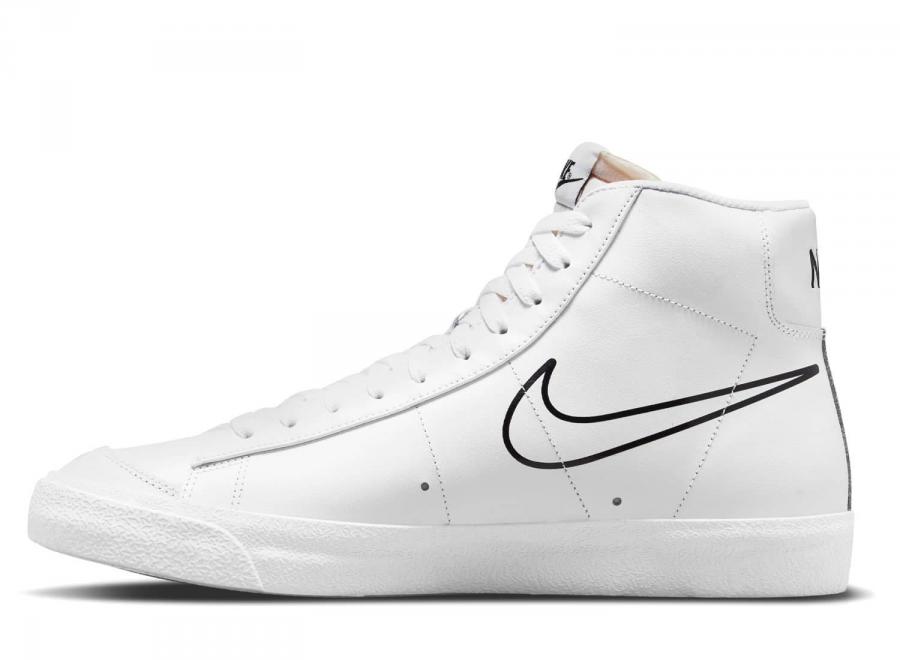 Nike Blazer Mid 77 White / Team Orange DN7996-100 - Nike