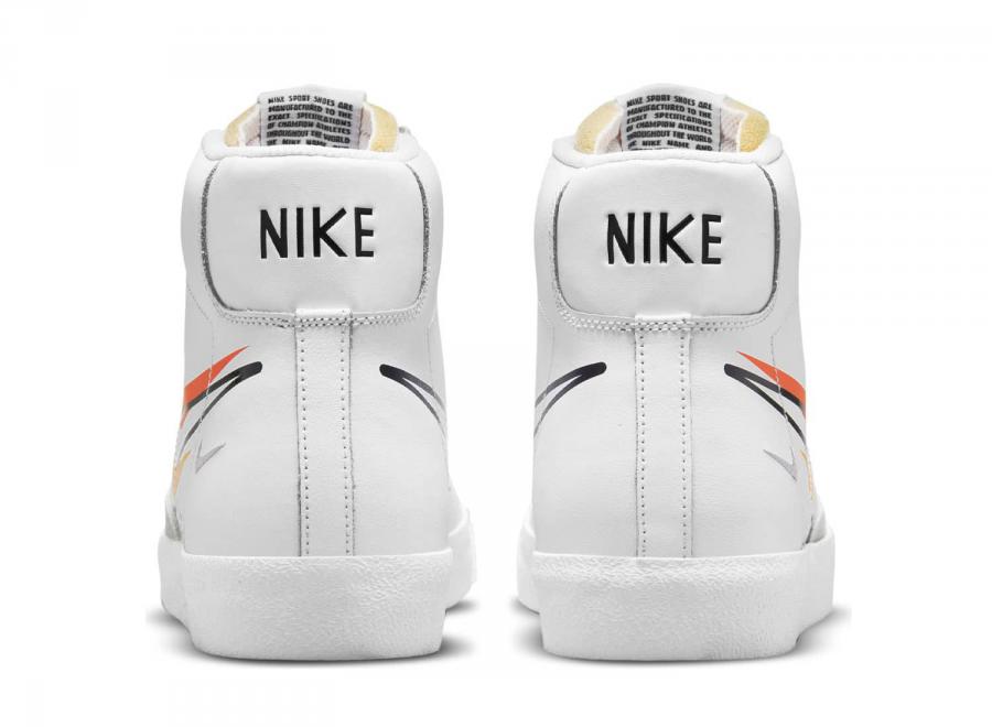 Nike Blazer Mid 77 White / Team Orange DN7996-100 - Nike