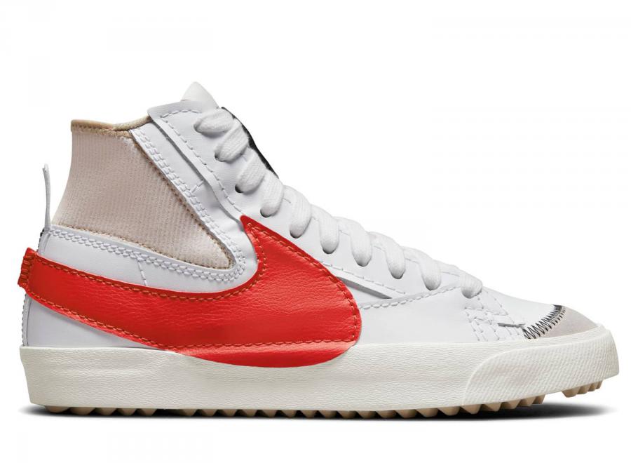 Nike Blazer Mid 77 Jumbo White / Habanero Red DD3111-102 - Nike