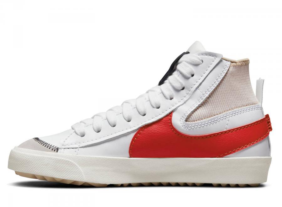 Nike Blazer Mid 77 Jumbo White / Habanero Red DD3111-102 - Nike