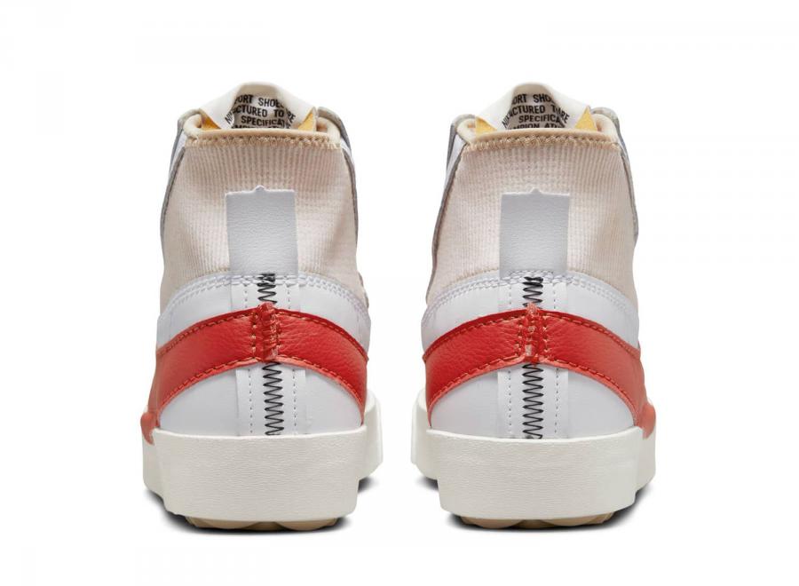Nike Blazer Mid 77 Jumbo White / Habanero Red DD3111-102 - Nike