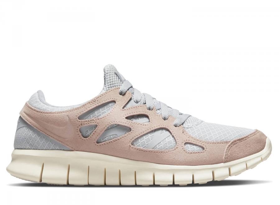 Nike Free Run 2 Pure Platinum / Fossil Stone 537732-013 - Nike