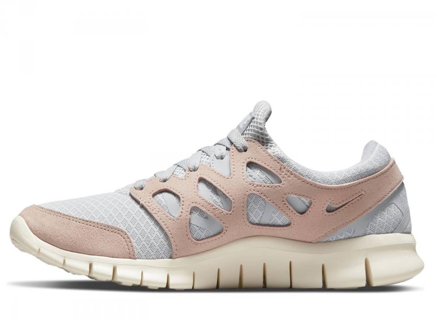 Nike Free Run 2 Pure Platinum / Fossil Stone 537732-013 - Nike