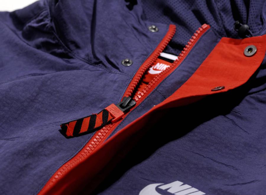 Nike Jacket Hood Thunder Blue / University Red 861634-471 - Nike