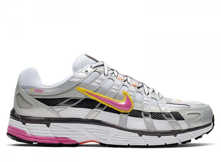 Nike P-6000 White / Laser Fuchsia BV1021-100 - Nike